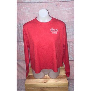 Victoria’s Secret Pink x 5th & Ocean, Red Thermal Crew Neck, The Ville, Sz: Med